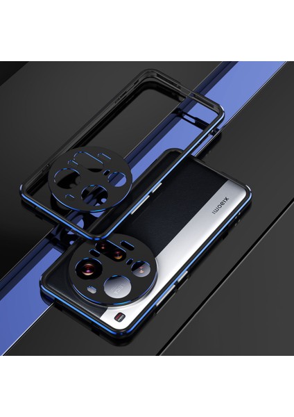Xiaomi 15 Ultra Tampon Kılıfı Metal Çerçeve Telefon Kapağı, Kamera Lens Korumalı-Siyah/mavi (Yurt Dışından) indirimleri