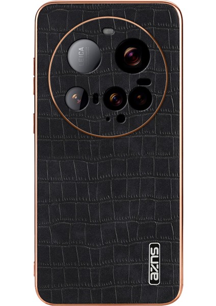 Azns Xiaomi 15 Ultra Kılıf Galvanik Timsah Dokulu Pu+Tpu Telefon Kapağı-Siyah (Yurt Dışından) modelleri