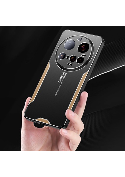 Xiaomi 15 Ultra Telefon Kılıfı Için Alüminyum Alaşımlı Tpu Pc Arka Kapak-Gümüş (Yurt Dışından)