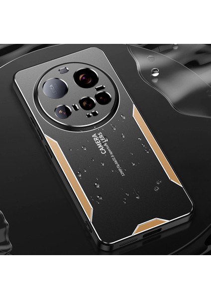 Xiaomi 15 Ultra Telefon Kılıfı Için Alüminyum Alaşımlı Tpu Pc Arka Kapak-Gümüş (Yurt Dışından)