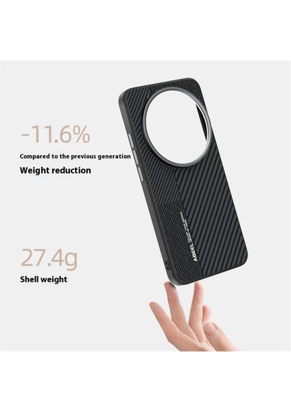 Abeel Xiaomi 15 Ultra Kılıf Pc+Tpu+Alüminyum Alaşım+Pu Deri Telefon Kılıfı Magsafe-Texture 1 ile Uyumlu (Yurt Dışından) fırsatları