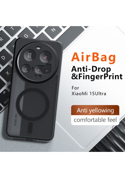 Xiaomi 15 Ultra Kılıf Için Magsafe Tpu+Pc Mat Cilt Dokunmatik Telefon Kapağı ile Uyumlu (Yurt Dışından)