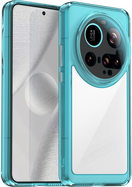 Xiaomi 15 Ultra Kılıf Tpu+Akrilik Koruyucu Şeffaf Telefon Kapağı-Şeffaf Mavi (Yurt Dışından)