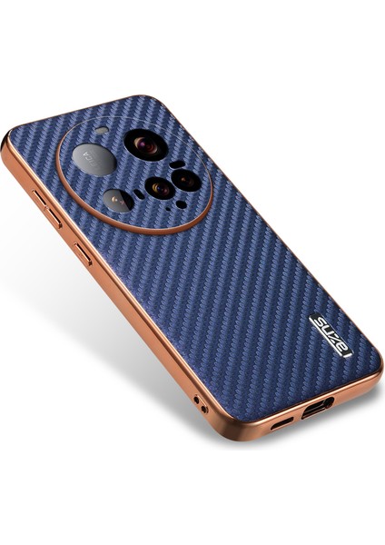 Azns Xiaomi 15 Ultra Kılıf Galvanik Karbon Fiber Doku Pu+Tpu Telefon Kapağı-Mavi (Yurt Dışından) fırsatları