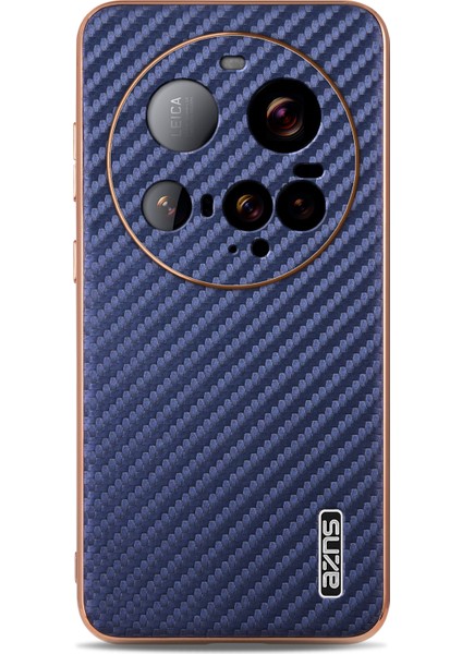 Azns Xiaomi 15 Ultra Kılıf Galvanik Karbon Fiber Doku Pu+Tpu Telefon Kapağı-Mavi (Yurt Dışından) indirimleri