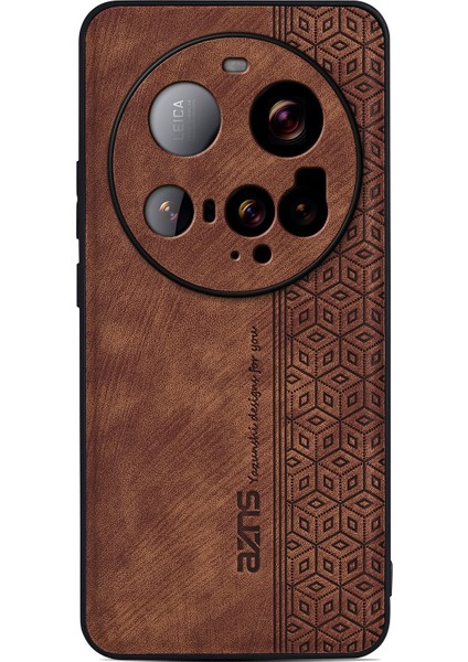 Azns Xiaomi 15 Ultra Kılıf Koruyucu Pu Deri Kaplı Tpu Telefon Kabuk-Kahverengi (Yurt Dışından) fiyatları