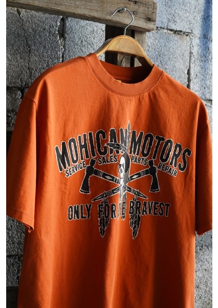 Mohican Motors Turuncu T-Shirt modelleri