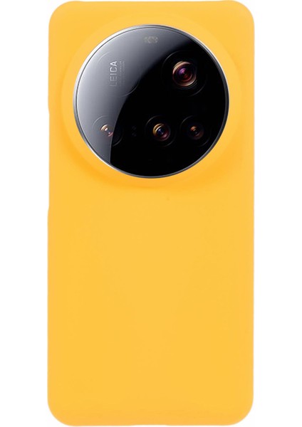 Xiaomi 15 Ultra Kılıf Sert Pc Damla Korumalı Buzlu Minimalist Telefon Kapağı-Sarı Için (Yurt Dışından)