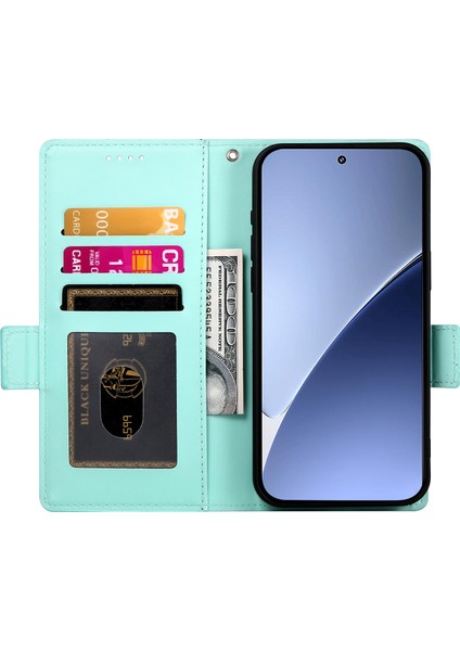 Xiaomi 15 Ultra Standlı Kılıf Pu Deri Cüzdan Telefon Kapağı-Nane Yeşili (Yurt Dışından) fiyatları
