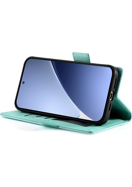 Xiaomi 15 Ultra Standlı Kılıf Pu Deri Cüzdan Telefon Kapağı-Nane Yeşili (Yurt Dışından) fırsatları