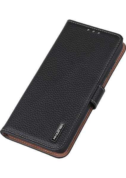 Khazneh Xiaomi 15 Ultra Kılıf Hakiki Inek Deri Flip Telefon Kapağı-Siyah (Yurt Dışından) fiyatları