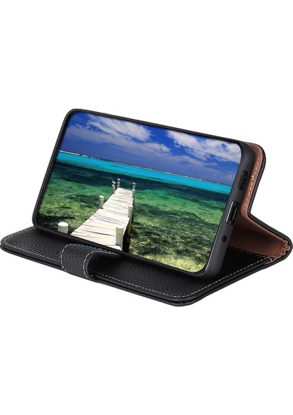 Khazneh Xiaomi 15 Ultra Kılıf Hakiki Inek Deri Flip Telefon Kapağı-Siyah (Yurt Dışından) indirimleri