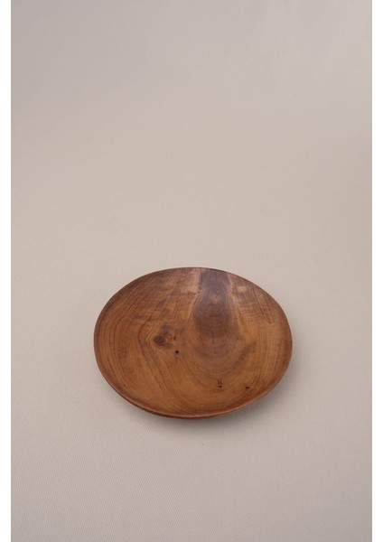 Teak Ahşap Yuvarlak Tabak 12 x 12 cm fiyatları