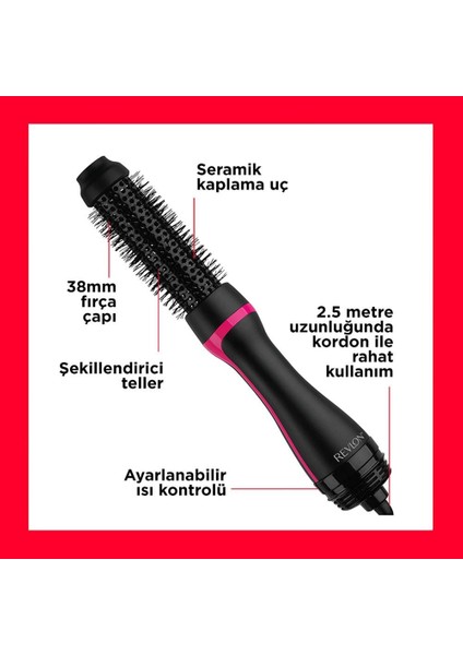 RVDR5292 One Step Style Booster Saç Kurutma Makinesi ve Şekillendirici
