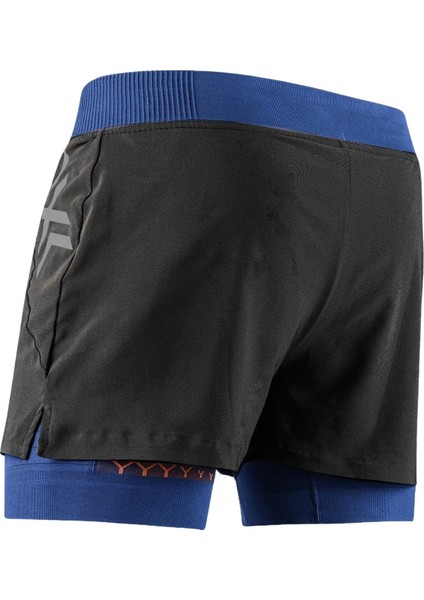 Erkek Koşu Şortu Twyce Race Mavi/turuncu
