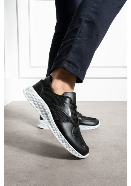 Erkek Kalın Taban Yazlık Fileli Hafif Rahat Esnek Sneaker Spor Ayakkabı (36-44)