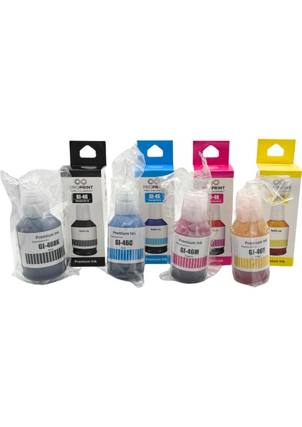 Canon GX6050 4 Renk Mürekkep 135 ml - 170 ml Gı-46