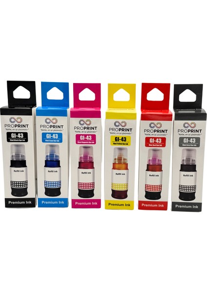 Canon G640 6 Renk Mürekkep 70 ml Gı-43
