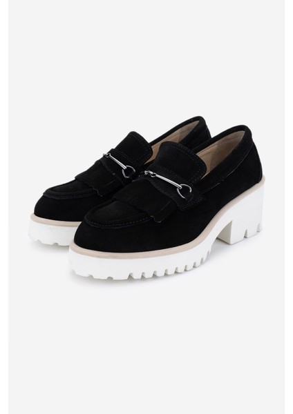 Kadın Deri Taş Süet Topuklu Ayakkabı 154 6450 Bn Ayk Y25 Tas Suet indirimleri