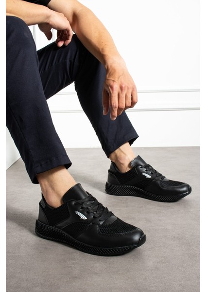 Erkek Kalın Taban Yazlık Fileli Hafif Rahat Esnek Sneaker Spor Ayakkabı (36-44)
