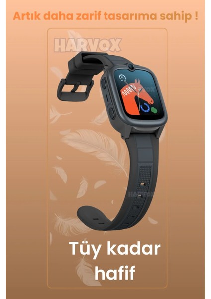 Hx Kids 4g Max Sim Kartlı Harvox Akıllı Çocuk Saati Gps Konum Takibi Görüntülü Konuşma 4g Destekli modelleri