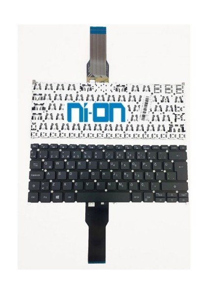 Nion Acer SF313-52 Uyumlu Notebook Klavye (Siyah Tr)