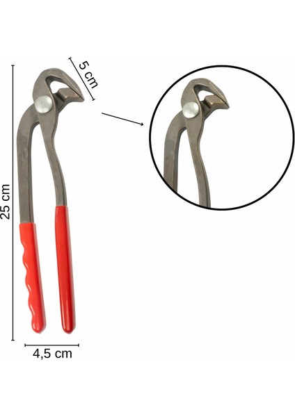 Dayanıklı Çamurluk Düzeltme Pensesi - 25CM