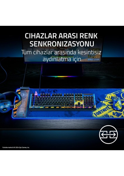 Razer Goliathus Extended Chroma - Fortnite Edition Rgb Aydınlatmalı Ekstra Büyük Yumuşak Xxl Oyun Mouse Matı (Kablo Tutucu, Tüm Mouse'lar Için Optimize Edilmiştir) Xxl | Fortnite indirimleri