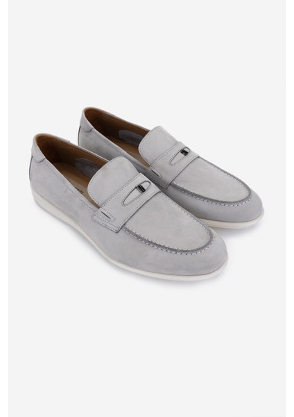 Erkek Deri Gri Nubuk Loafer Ayakkabı 285 4226 Erk Ayk Y25 Grı Nbk fiyatları