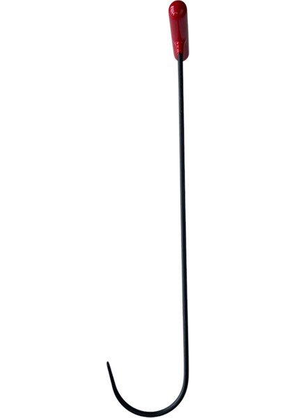 60 cm 8 mm Çap Dik Yassı Uç Çengel Boyasız Göçük Düzeltme Çubuğu, Pdr Çubuk - S5-04 modelleri