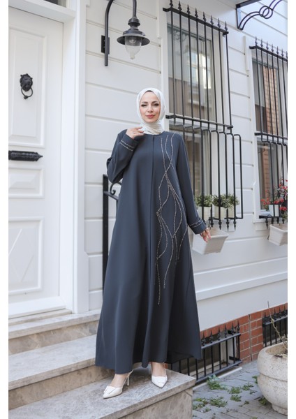 Asalet Taşlı Ferace - 9043