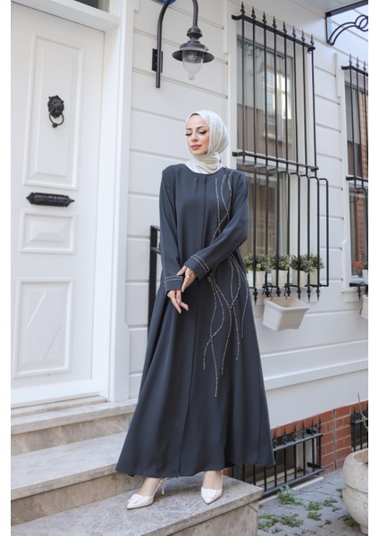 Asalet Taşlı Ferace - 9043 modelleri