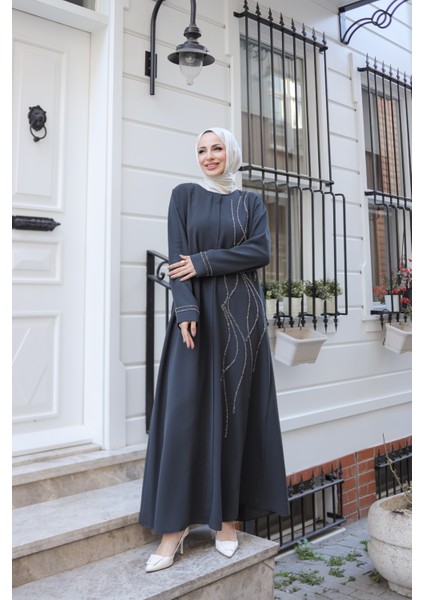 Asalet Taşlı Ferace - 9043 indirimleri