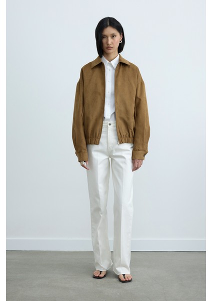 Camel Chiara Süet Bomber Ceket fiyatları