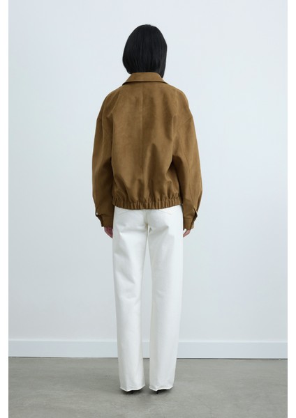 Camel Chiara Süet Bomber Ceket fırsatları