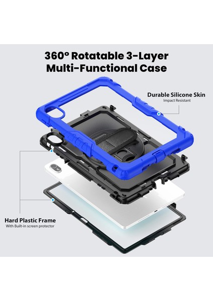 Huawei Matepad Se 11 2024 Için Silikon Hibrit Pc Kılıfı (Yurt Dışından)