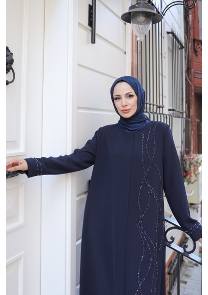 Asalet Taşlı Ferace - 9043 modelleri