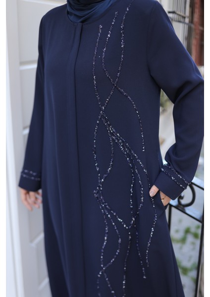 Asalet Taşlı Ferace - 9043 indirimleri