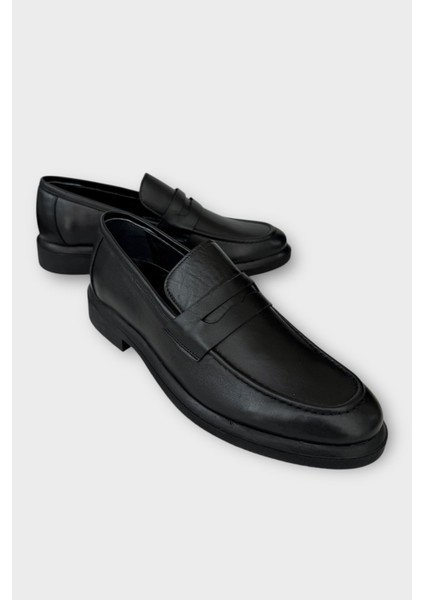 Erkek Hakiki Deri Ayakkabı SİYAH