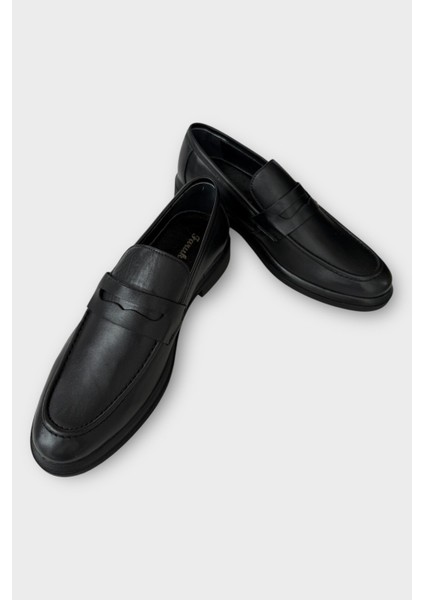 Erkek Hakiki Deri Ayakkabı SİYAH