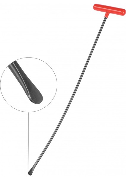 72 cm 10 mm Çap Levye Uçlu Kobra Boyasız Göçük Düzeltme Çubuk Seti, Pdr Çubuk - S13-02
