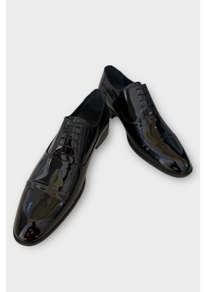 Erkek Bağcıklı Klasik Deri Ayakkabı Siyah modelleri