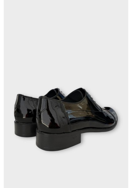 Erkek Bağcıklı Klasik Deri Ayakkabı Siyah indirimleri