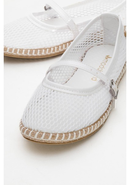 Fileli Kutlu Tek Biyeli Kadın Babet Beyaz modelleri