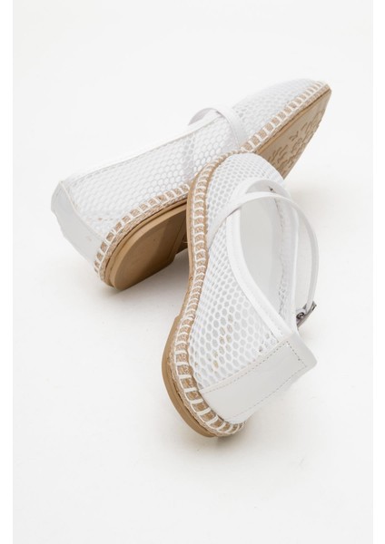 Fileli Kutlu Tek Biyeli Kadın Babet Beyaz fırsatları