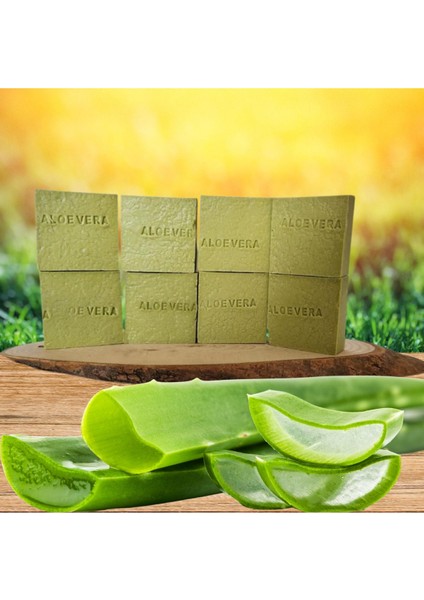 16'lı Set Doğal Bitki Özlü Kalıp Sabun Aleowera (Aloevera)