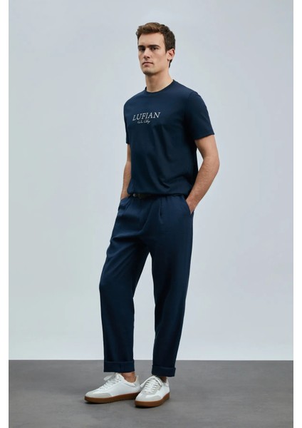 Love Modern Grafik T- Shirt Lacivert