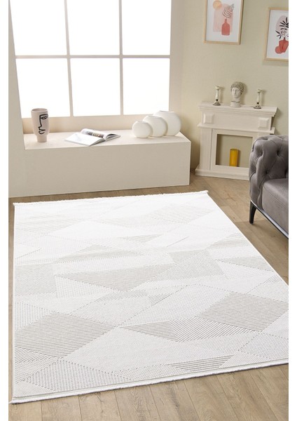 Naturel Bukleli Yumuşak Dokulu Iskandinav Dokuma Halı fırsatları