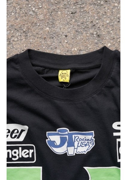 Race Day Kawasaki Uzun Kol T-Shirt modelleri
