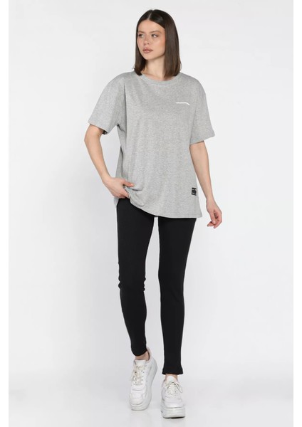 Kadın Bisiklet Yaka Tişört Tayt Ikili Takım (M-L-Xl Uyumludur) P-00016849